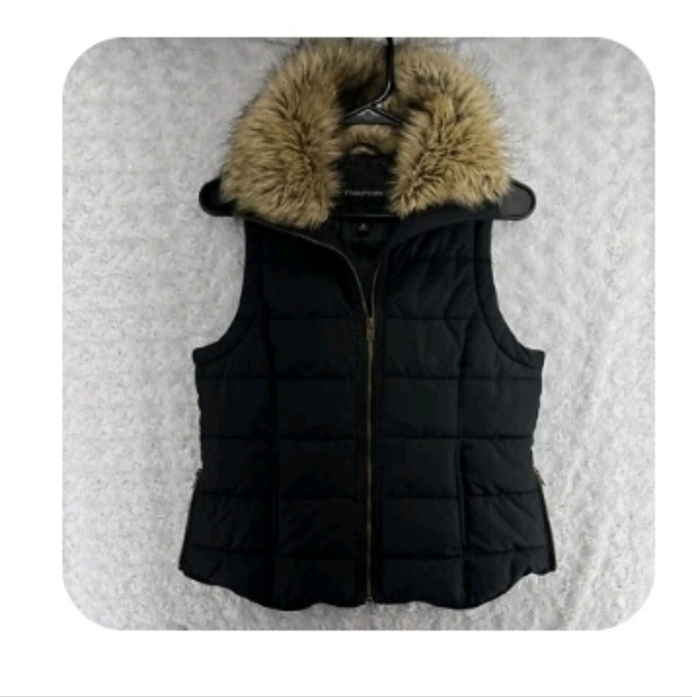 Women's Maurices Black Puffer Vest